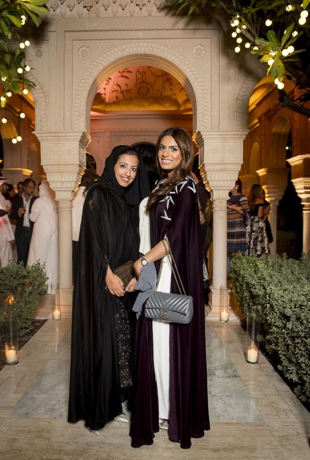 Lubna Al Sajwani and friend