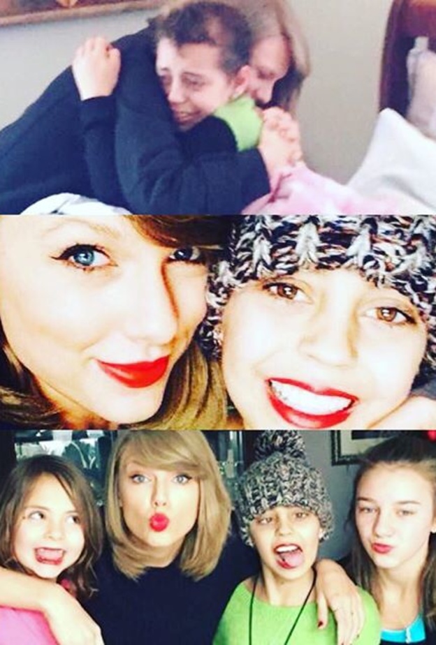 تايلور سويفت أكثر المشاهير دعما للأعمال الخيرية