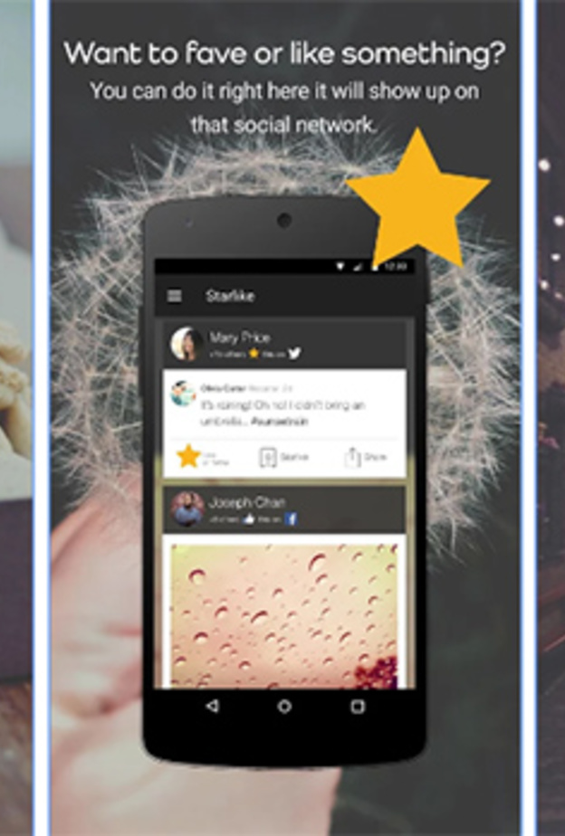 تابعوا مشاركات التواصل الإجتماعي في مكان واحد مع تطبيق Starlike