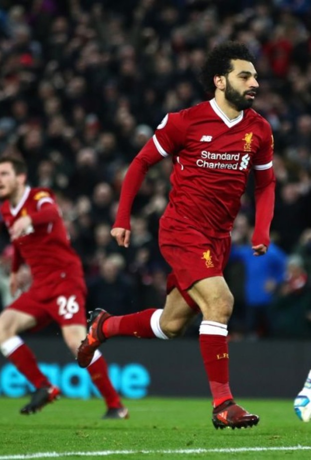 محمد صلاح ينهي 2017 في المركز الثاني لـ هدافي الدوري الإنجليزي