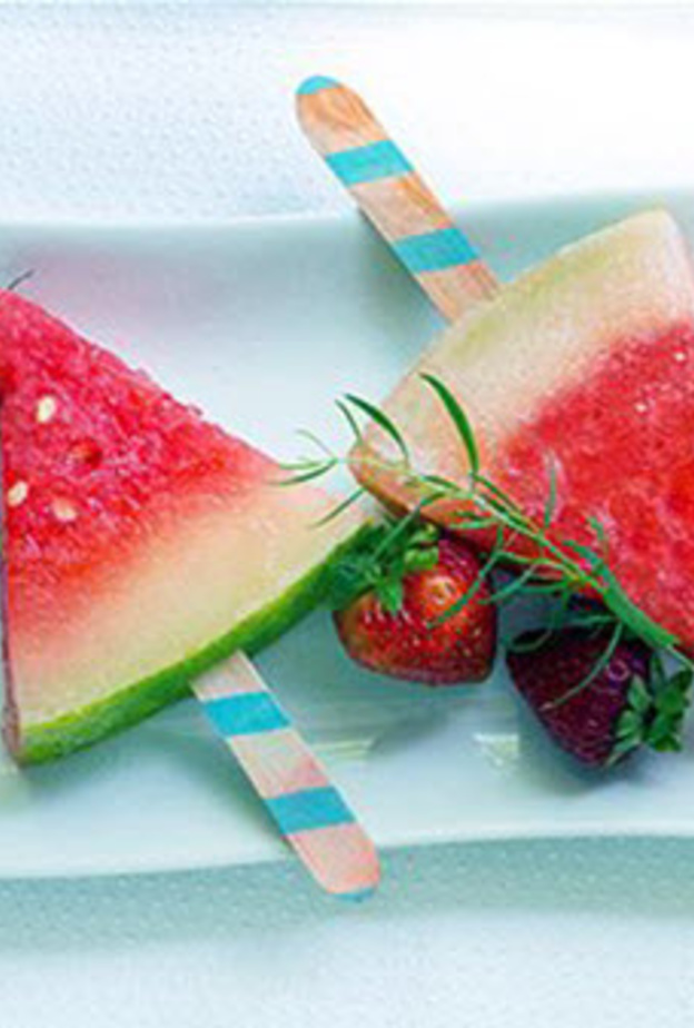 مثلثات البطيخ اللذيذة!