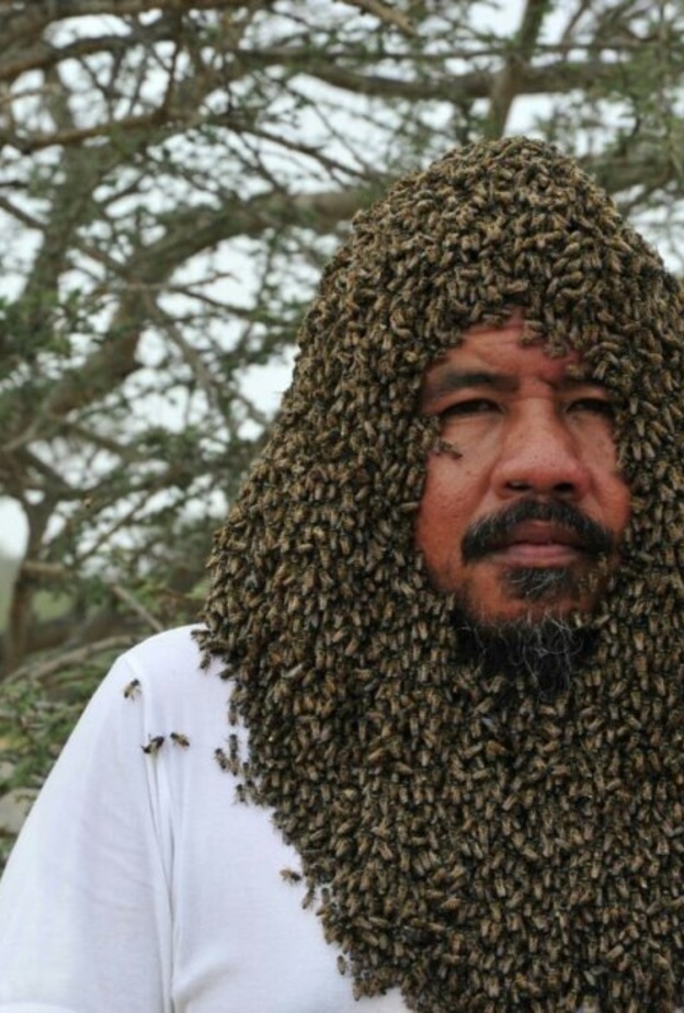 النحال السعودي زهير فطاني بطل القصة 