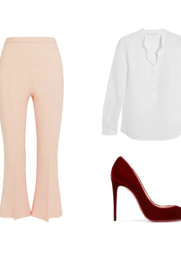 اطلالة راقية بالبنطلون القصير اعتمديها للزيارات المسائية