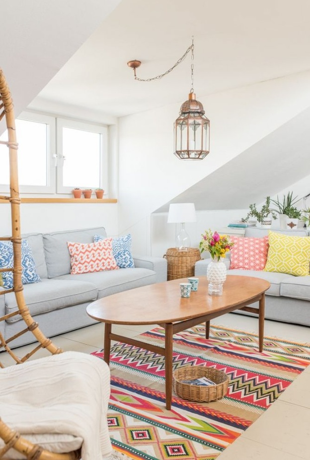 ديكورات مغربية في غرفة الجلوس