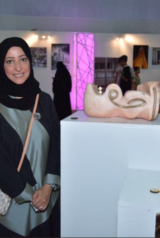 من أعمال الفنانة وفاء القنيبط