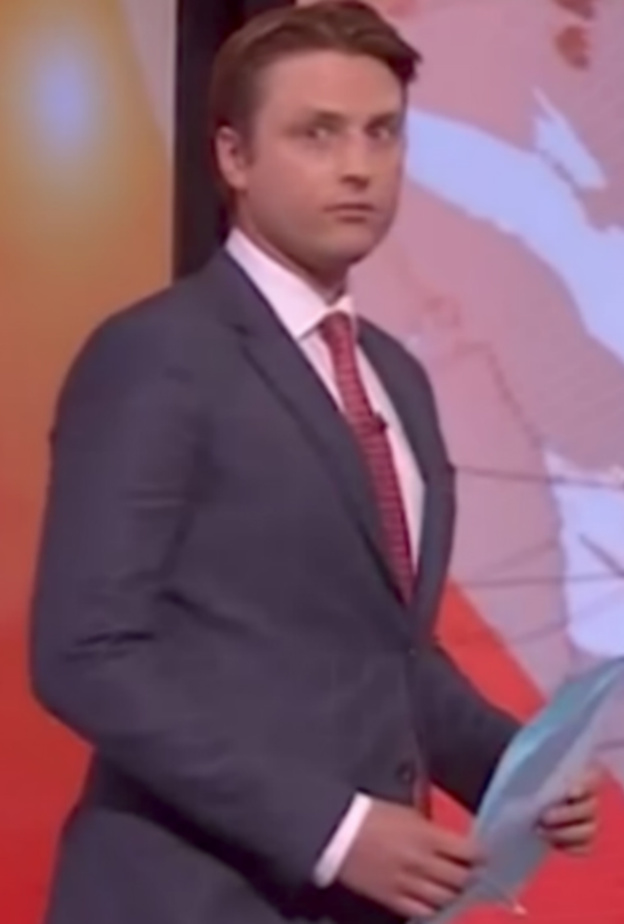 موقف محرج لمذيع بي بي سي نيوز على الهواء مباشرة