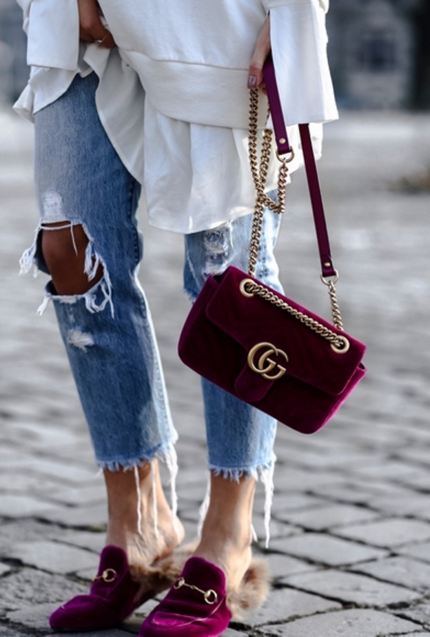 اجمل مجموعة من حقائب اليد للبنات باللون النبيتي