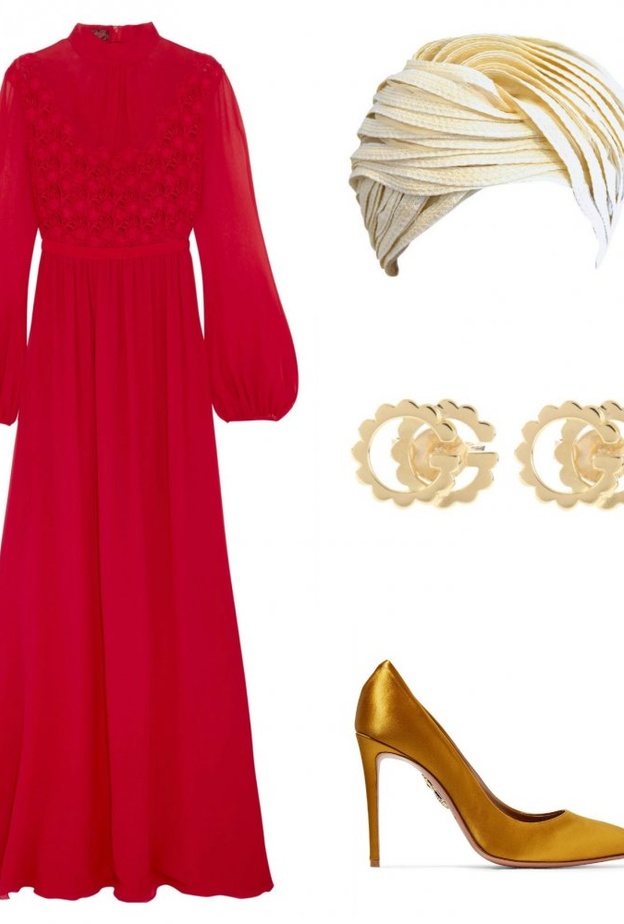 أسلوب ملفت وأنيق بفستان راقي بلمسات عصرية