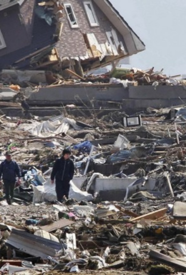 جانب من الدمار الذي خلفه زلازل المكسيك