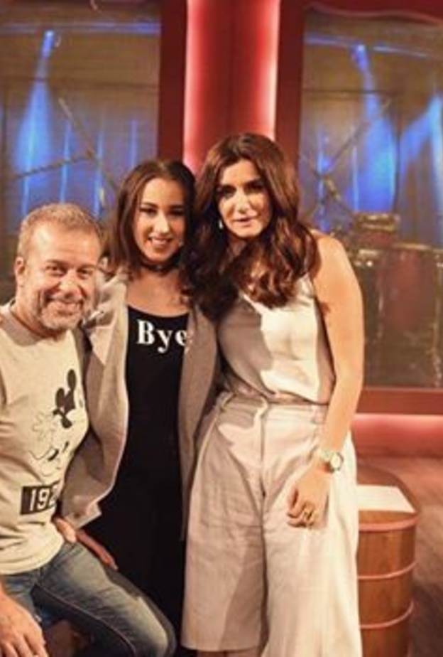 غادة عادل وشريف منير 