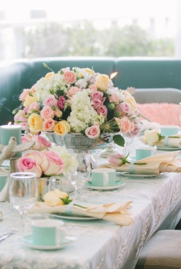 تعدد الألوان المميز في ديكور الوان الباستيل