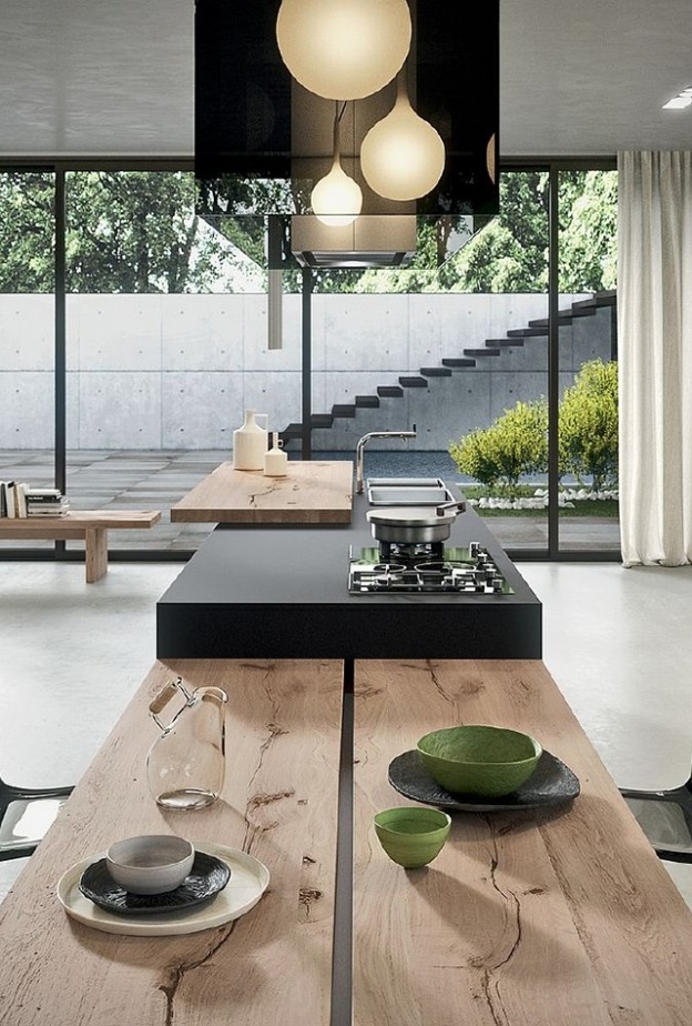 تصميم مطبخ رائع ببساطته 