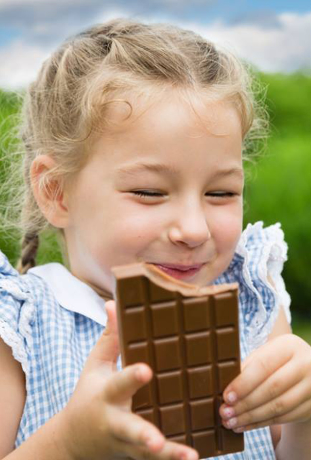اضرار الشوكولاته علي الاطفال
