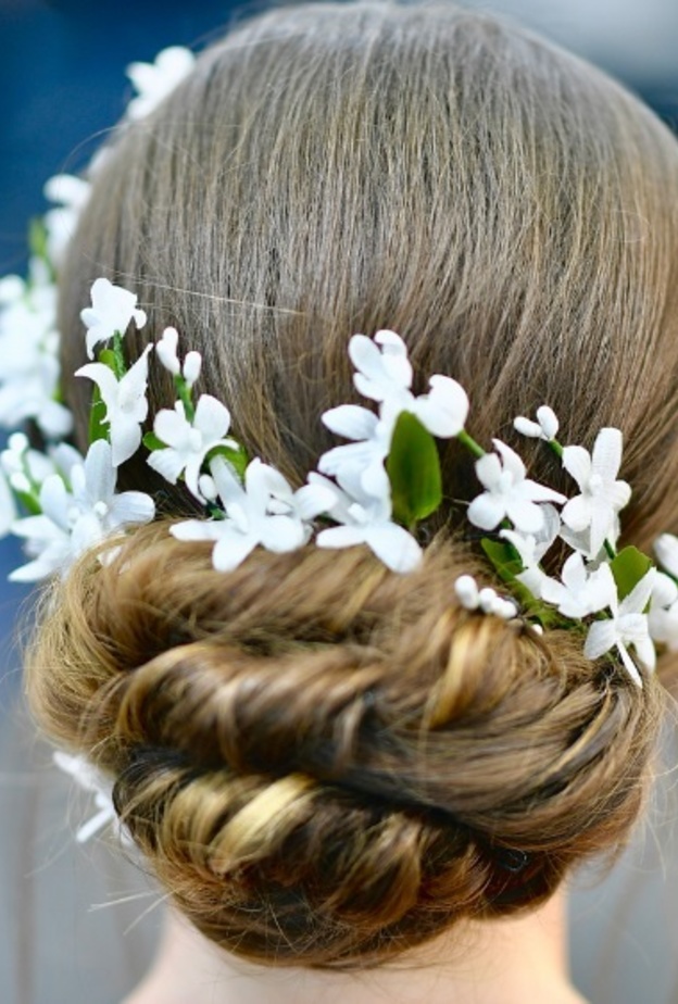 تسريحة الكعكة الحلزونية