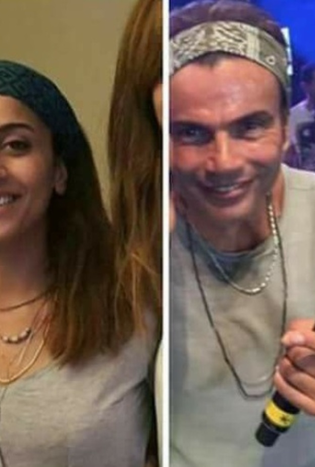 عمرو دياب ودينا الشربيني