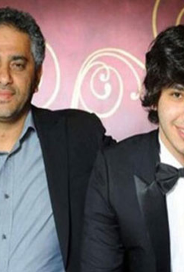 فضا شاكر وابنه محمد