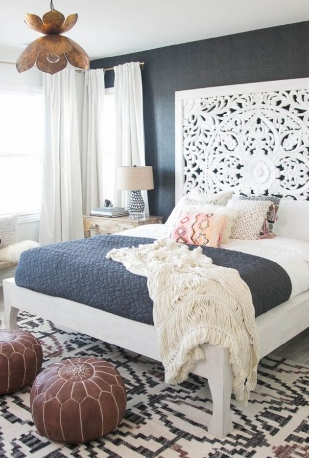 ديكور ملكي لغرفة النوم بأسلوب مغربي