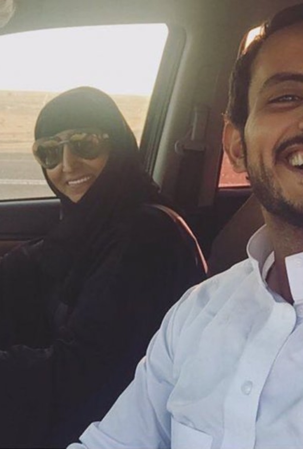 فهد الشريف مع والدته