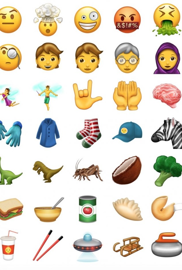 من الرموز التعبيرية الجديدة القادمة الى هواتف آيفون