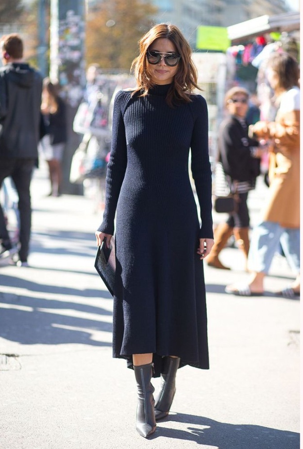 احدث صيحات موديلات فساتين للشتاء