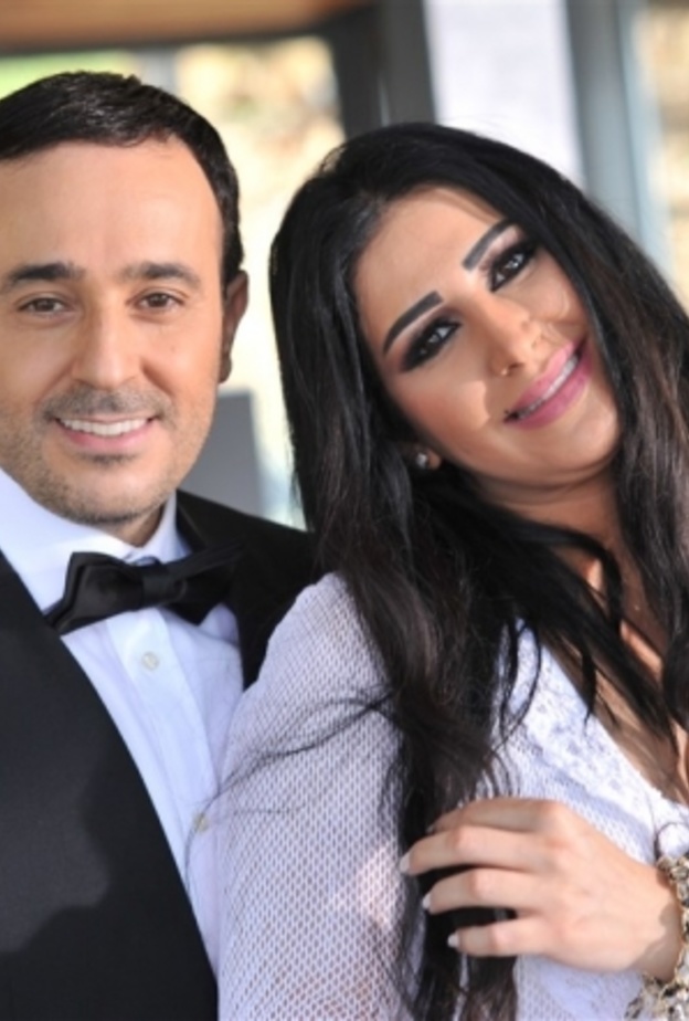 صابر الرباعي وزوجته