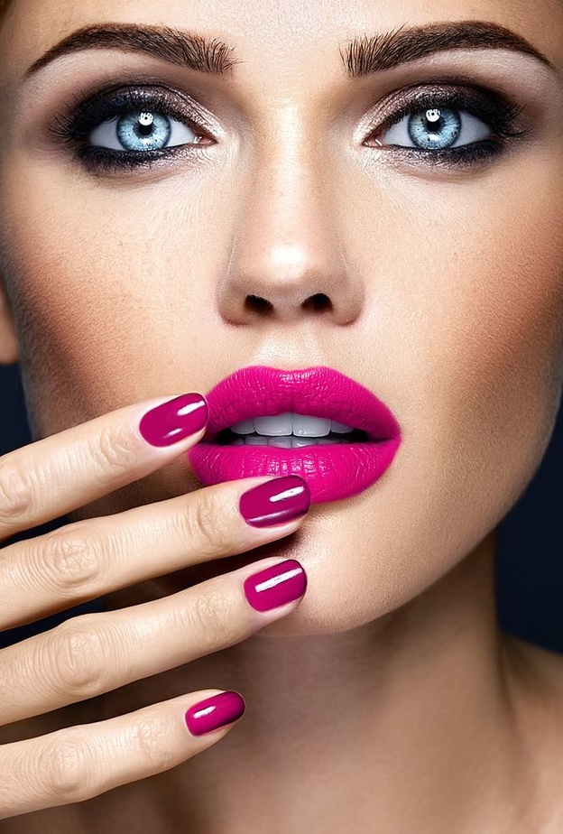 ارسمي شعار التوعية عن سرطان الثدي على أظافرك