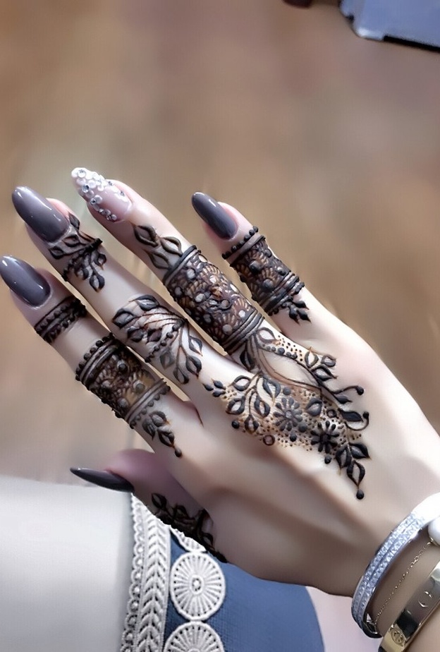 نقشة حناء مميزة