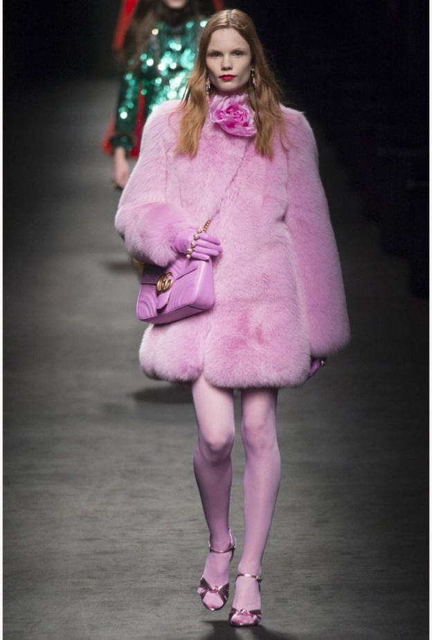 ستيلا مكارتني لا تستعمل الفرو أو الجلد الطبيعي في مجموعاتها وهي من أكثر دور الأزياء الصديقة للحيوان.