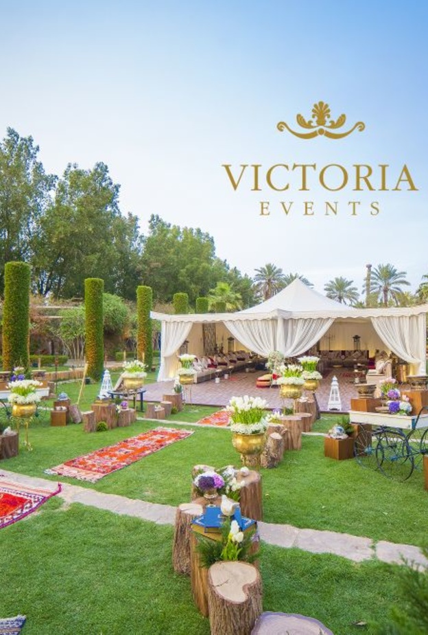 ديكور ذهبي مميز من Victoria Events