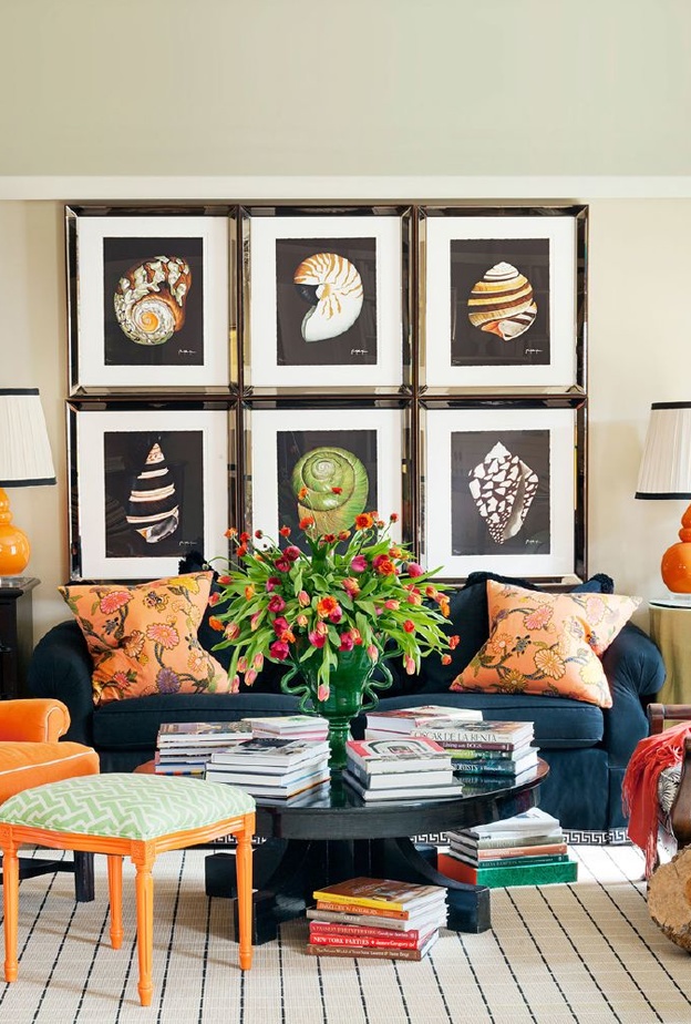 اللون الرمادي في ديكور غرفة الجلوس الصغيرة