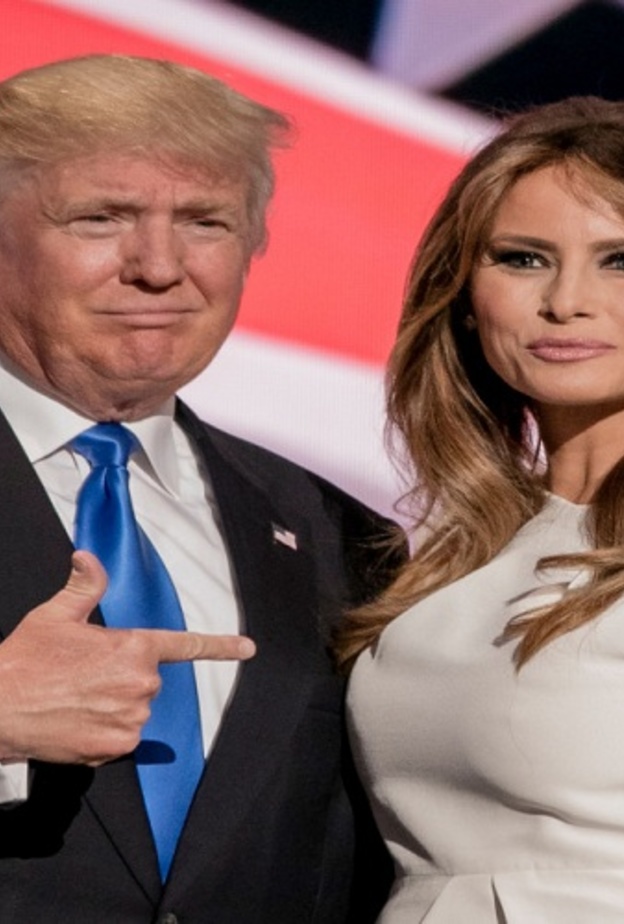 الرئيس الأمريكي يعتمد على شبيهة زوجته ميلانيا ترامب