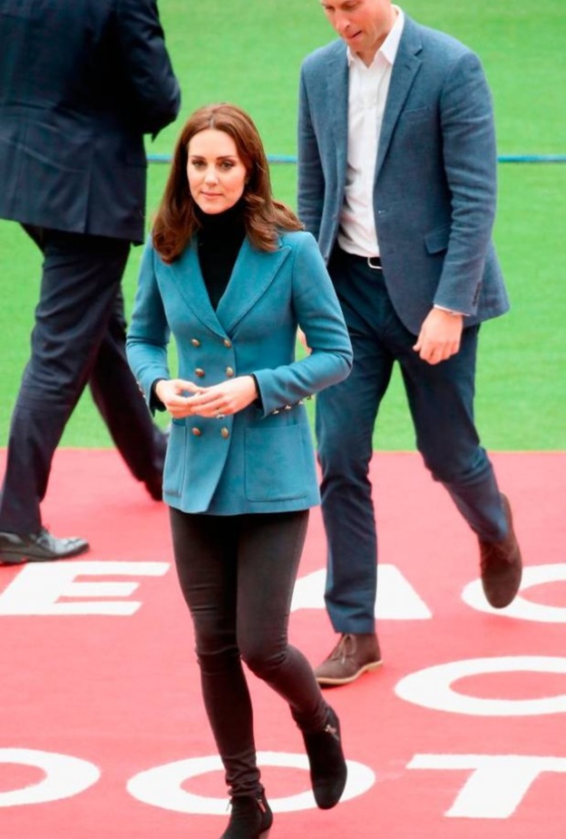 الاميرة كيت ميدلتون تتألق برفقة الامير ويليام.