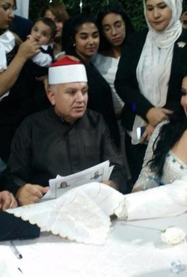 عقد قران أحمد سعد وسمية الخشاب