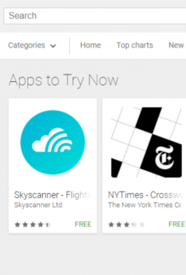 جوجل تتيح ميزة تجربة التطبيقات الفورية قبل تحميلها.