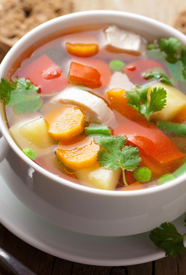 شوربة الخضار تحمي الجسم من السرطان