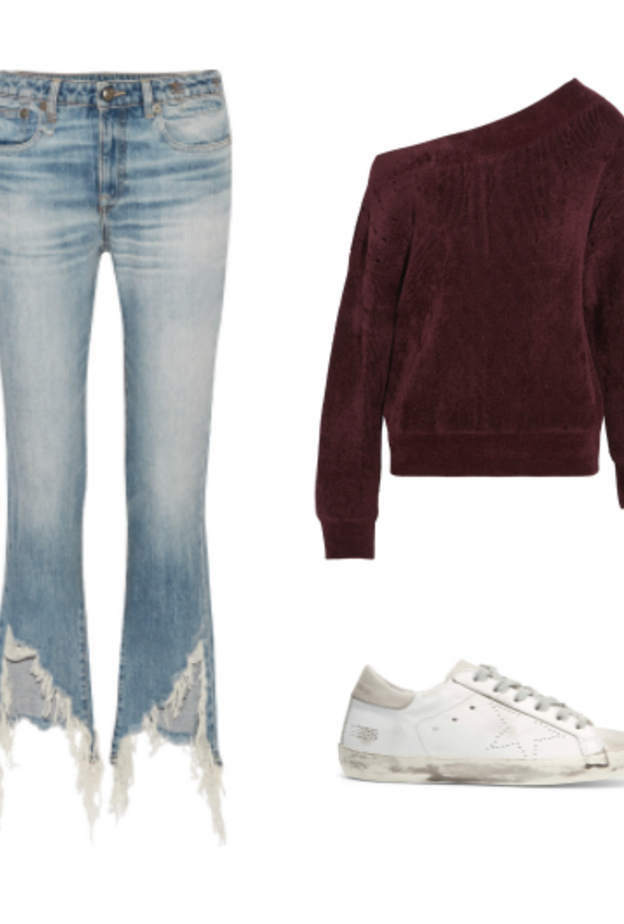 اطلالة شبابية ونهارية بأسلوب كاجوال بالجينز العصري