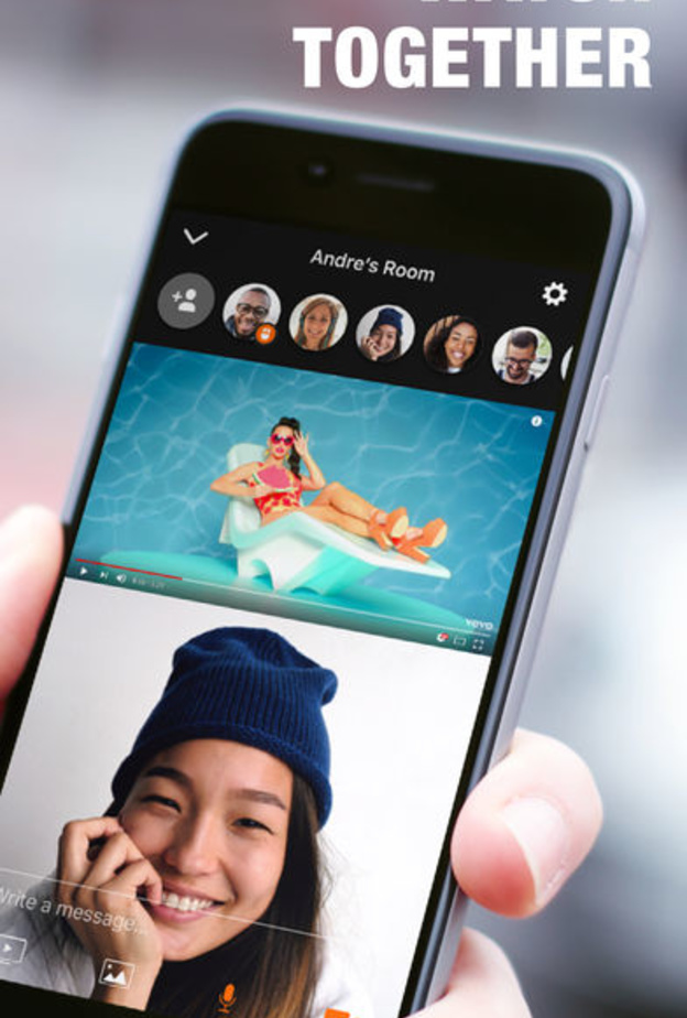 يدعم التطبيق 25 فرد لمشاهدة الفيديوهات في مكالمة واحدة.