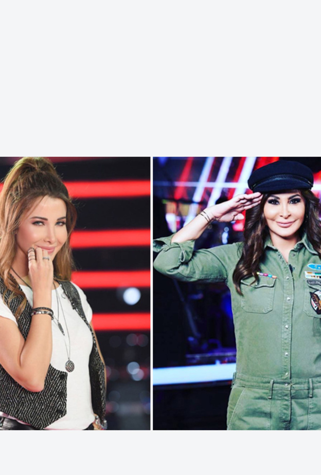 نانسي عجرم‎ ‎بدت شبابية في برنامج ذو فويس ‏The voice.