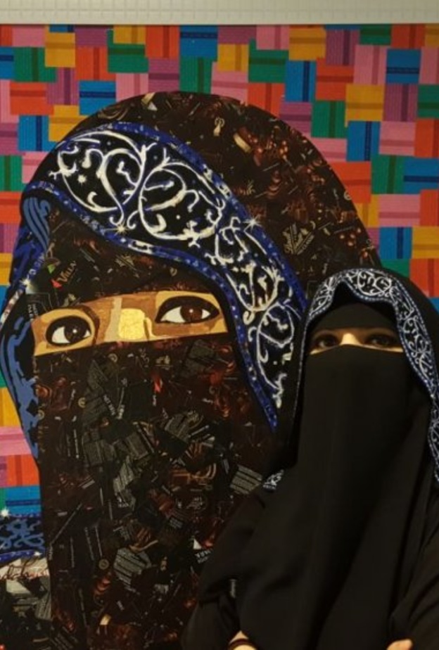 من أعمال غادة الفنية