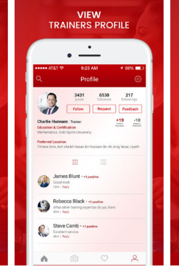 يساهم تطبيق أيس في التعلم من خلال التعرف على افضل المدربين في كافة التخصصات