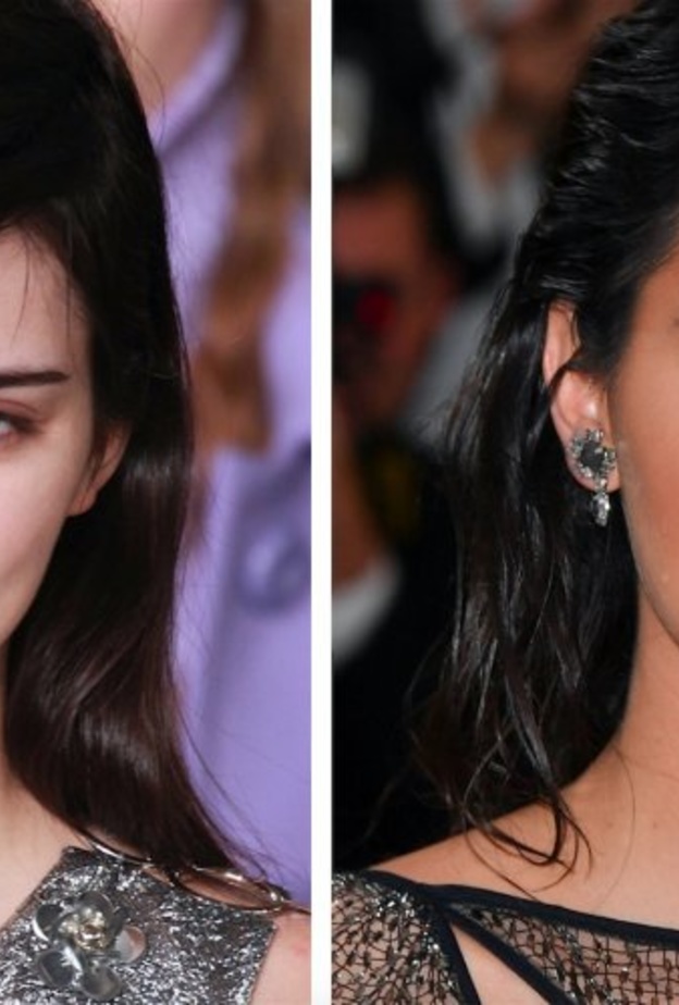 قبل وبعد المكياج مع كيندال.