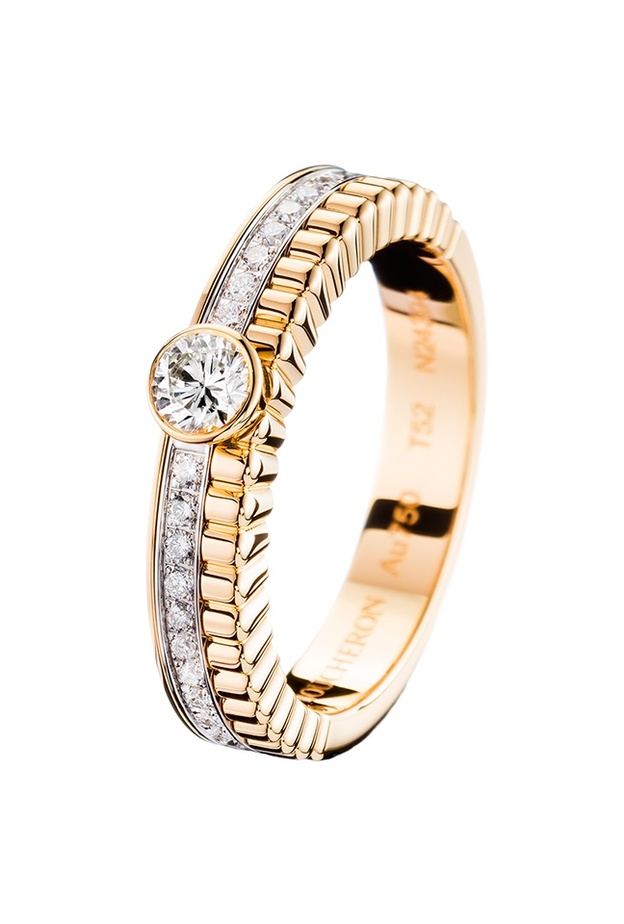 كاتم كارتييه من الذهب الأصفر والماس.