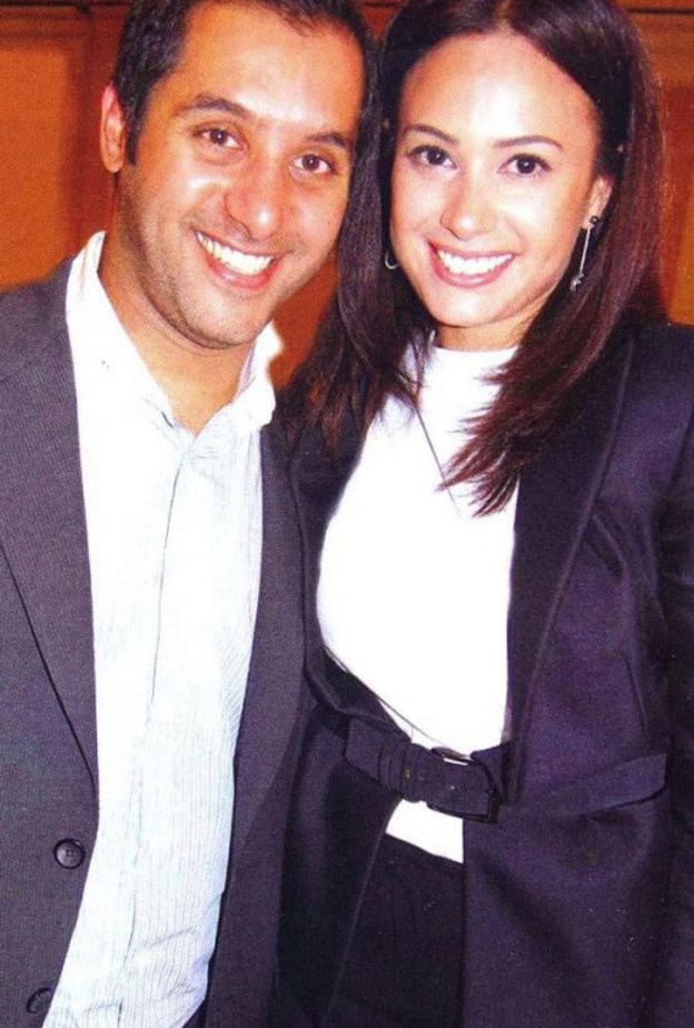 هند صبري وزوجها