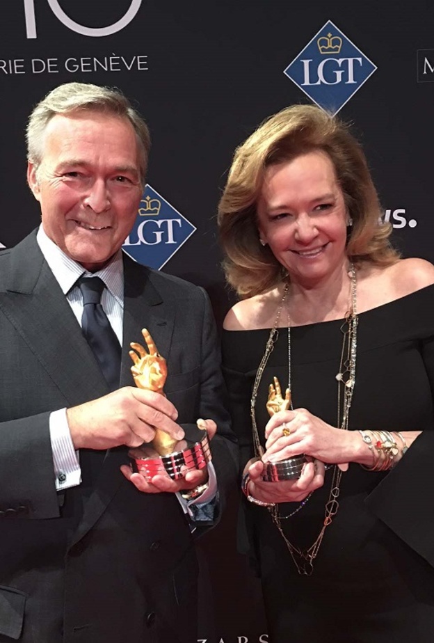 Karl-Friedrich Scheufele يتسلّم the Aiguille d'Or 2017