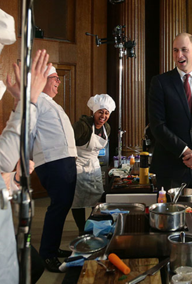 الأمير وليام اعتاد على طهي شرائح اللحم المشوية
