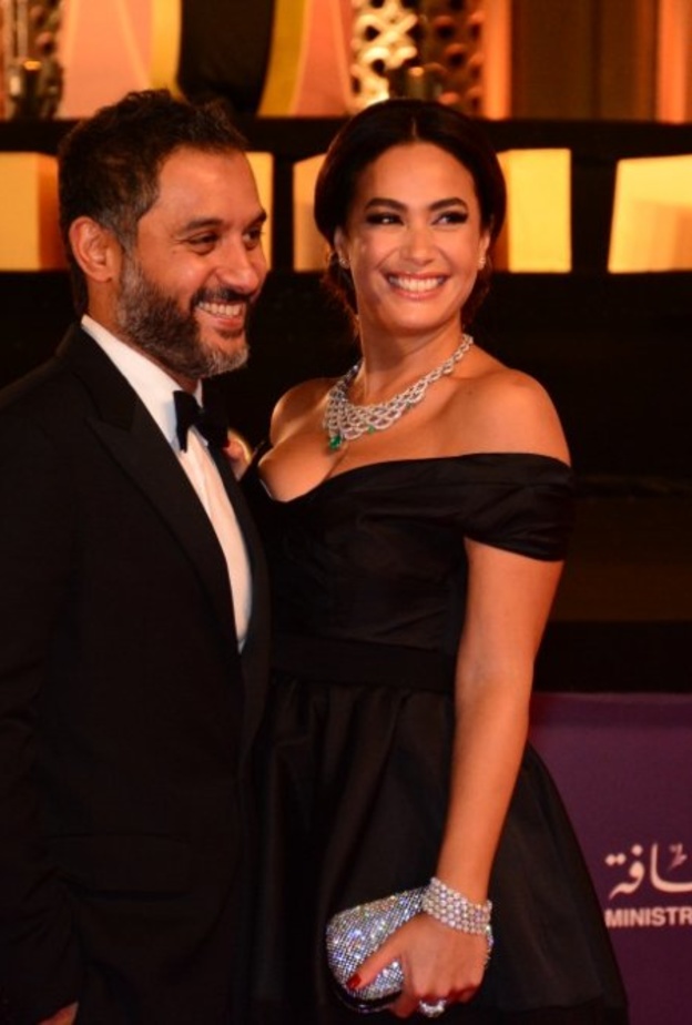 هند صبري وزوجها