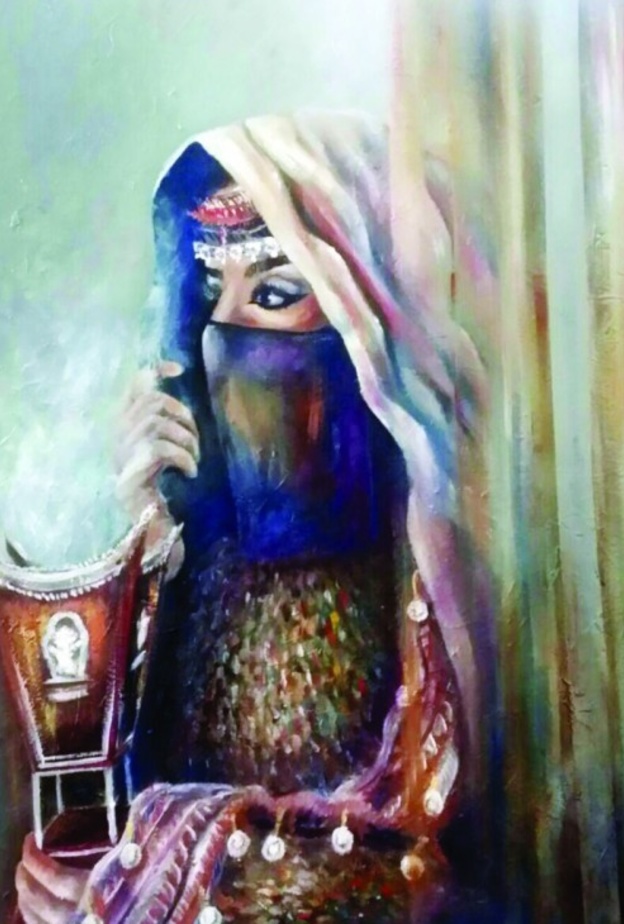 من اعمال الفنانة عزة مكرش 