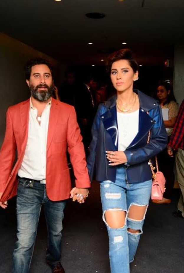 ياسمين رئيس وزوجها