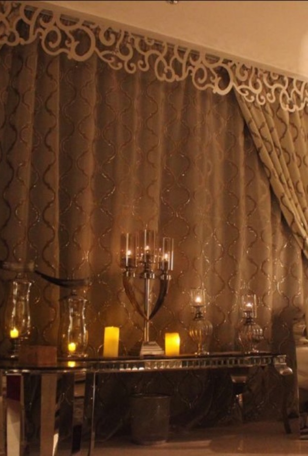 من اعمال مصممة الديكور السعودية مها المحيا.