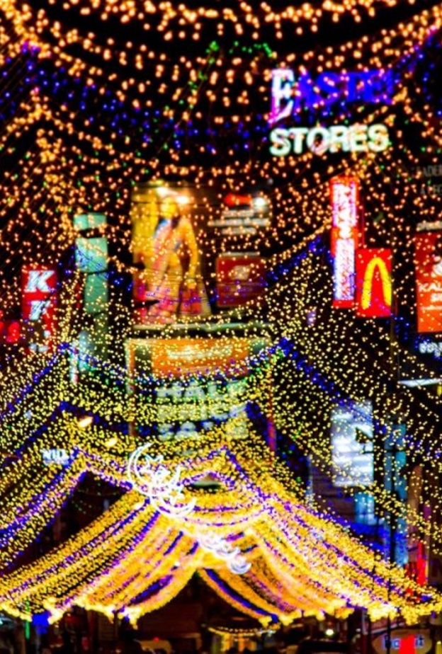 من الشارع التجاري في بنغالور